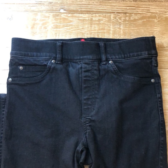 Spanx Stretch Ankle Skinny Jeans Jeggings Black Small - Picture 2 of 10